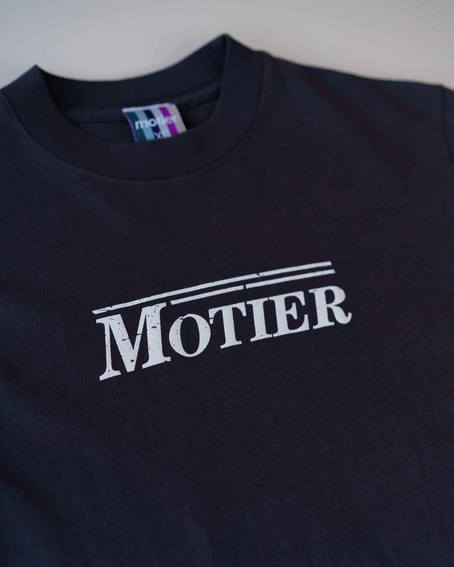 The Century Luxe Tee (Asphalt Blue)
