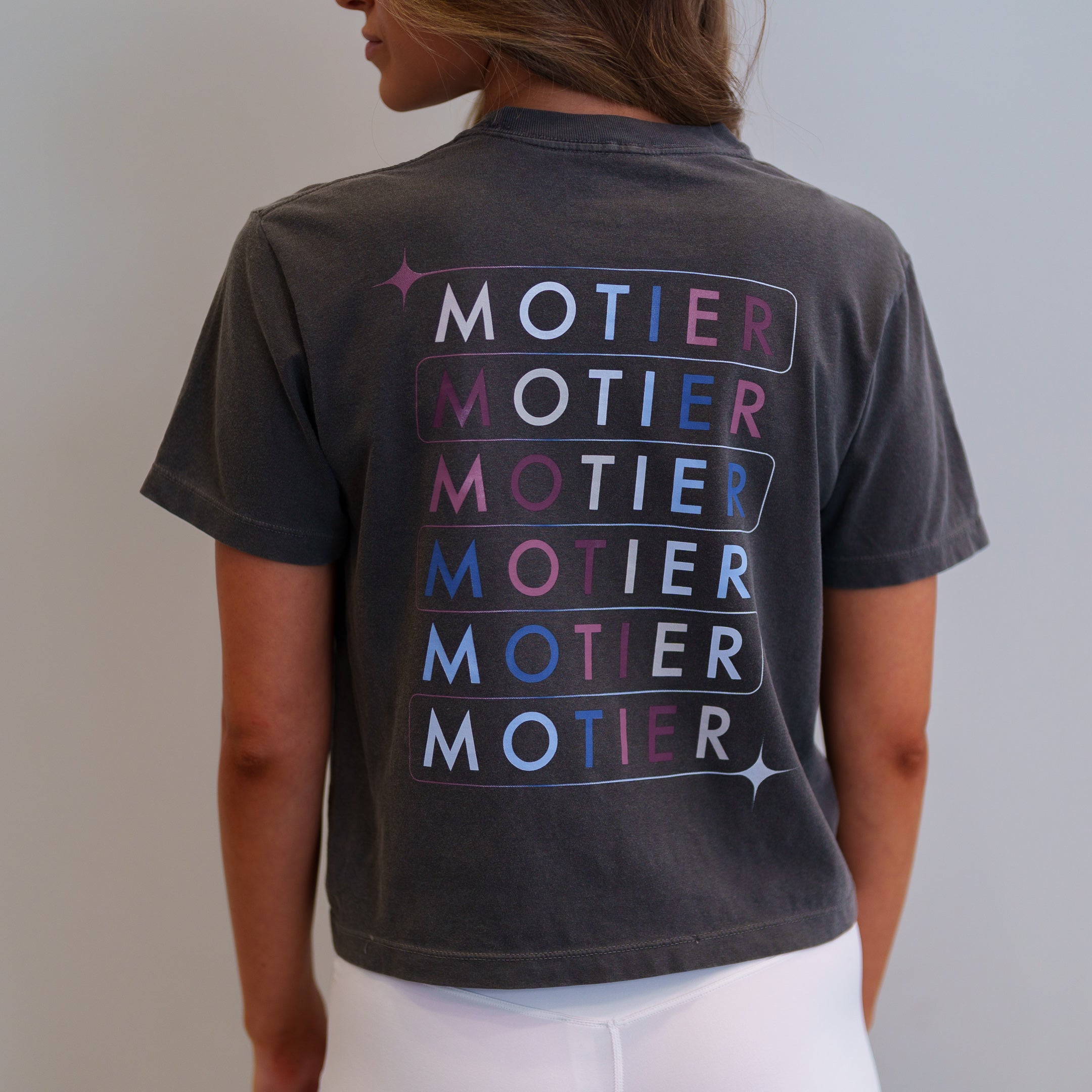 The Matrix Crop Tee (Vintage Black)