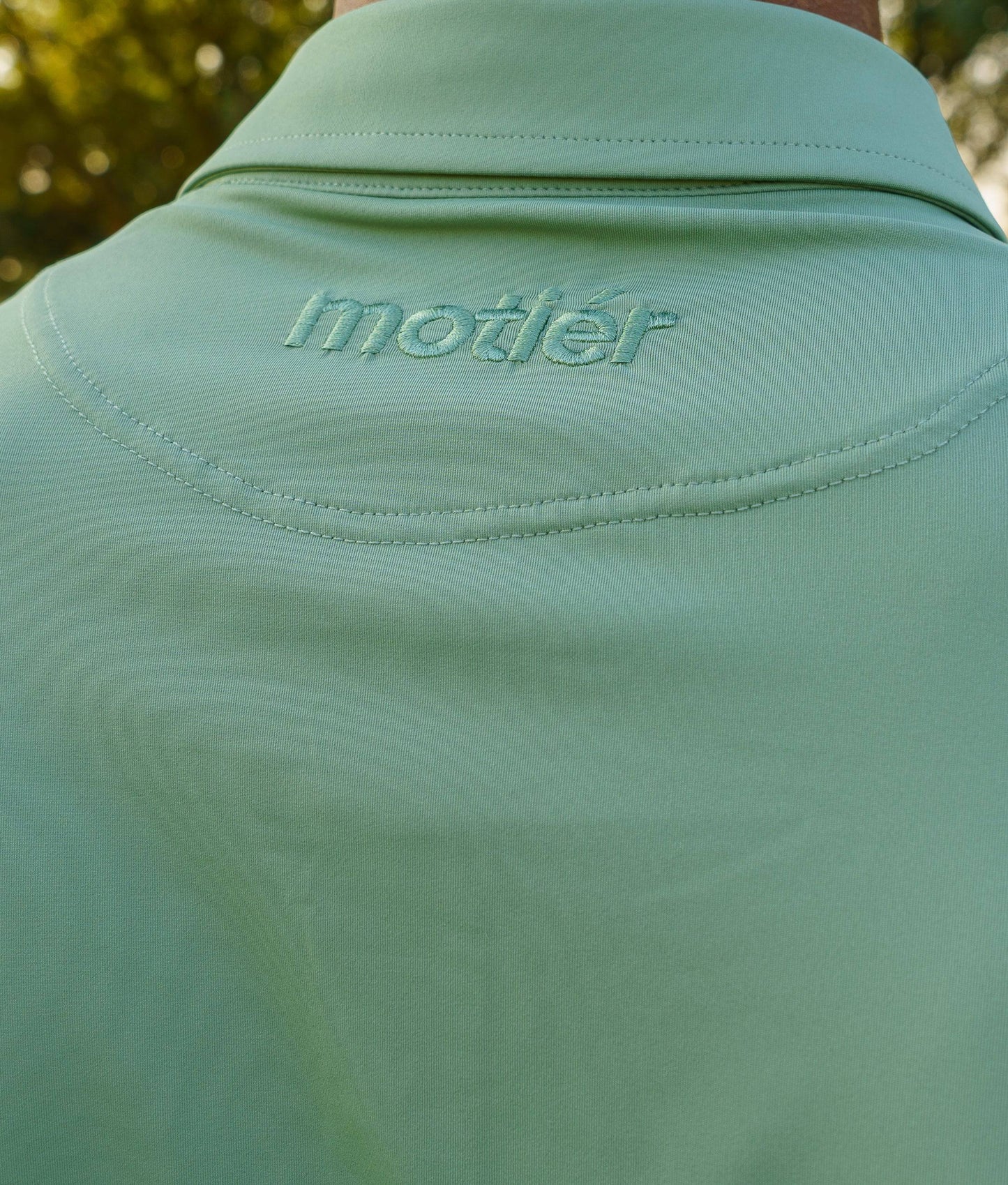 The Motier Tour Golf Polo (Tea Olive)