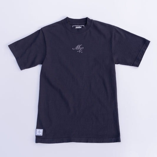 The ML Script Luxe Tee (Charcoal)