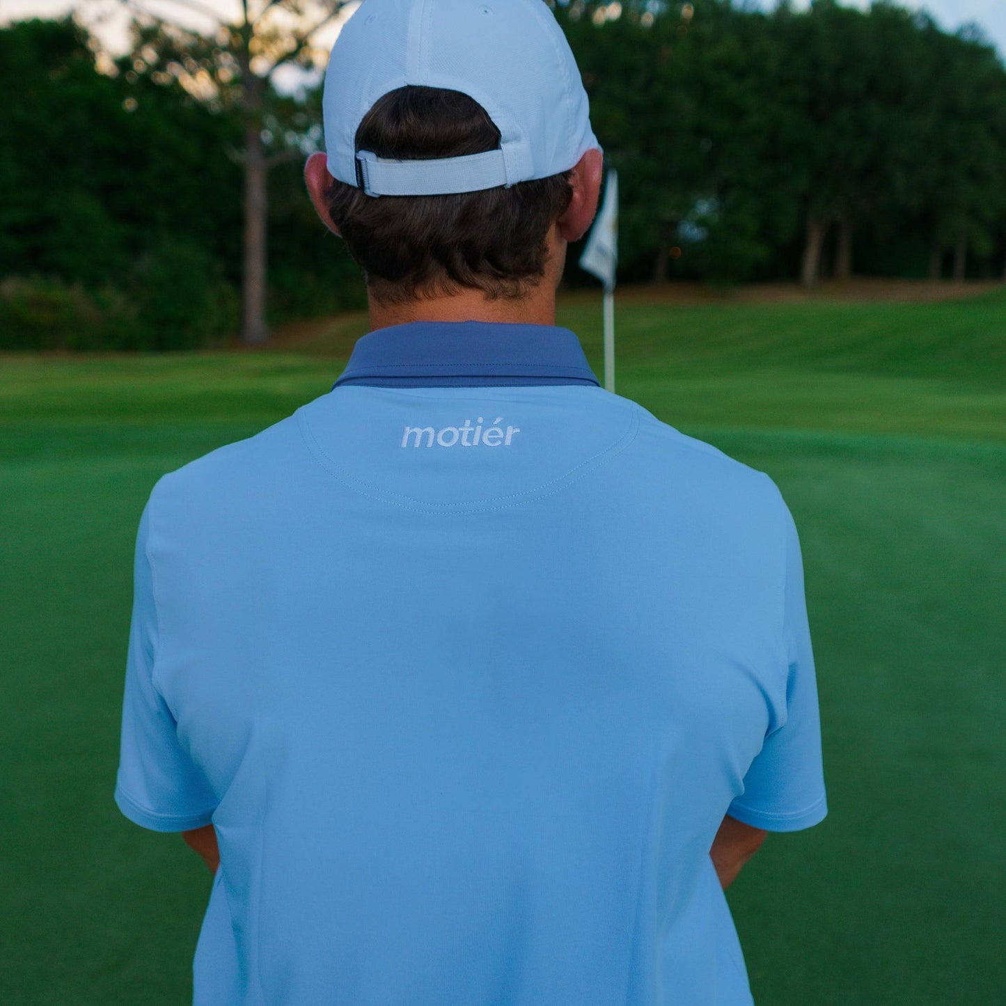 The Motier Tour Golf Polo (Morning Glory)
