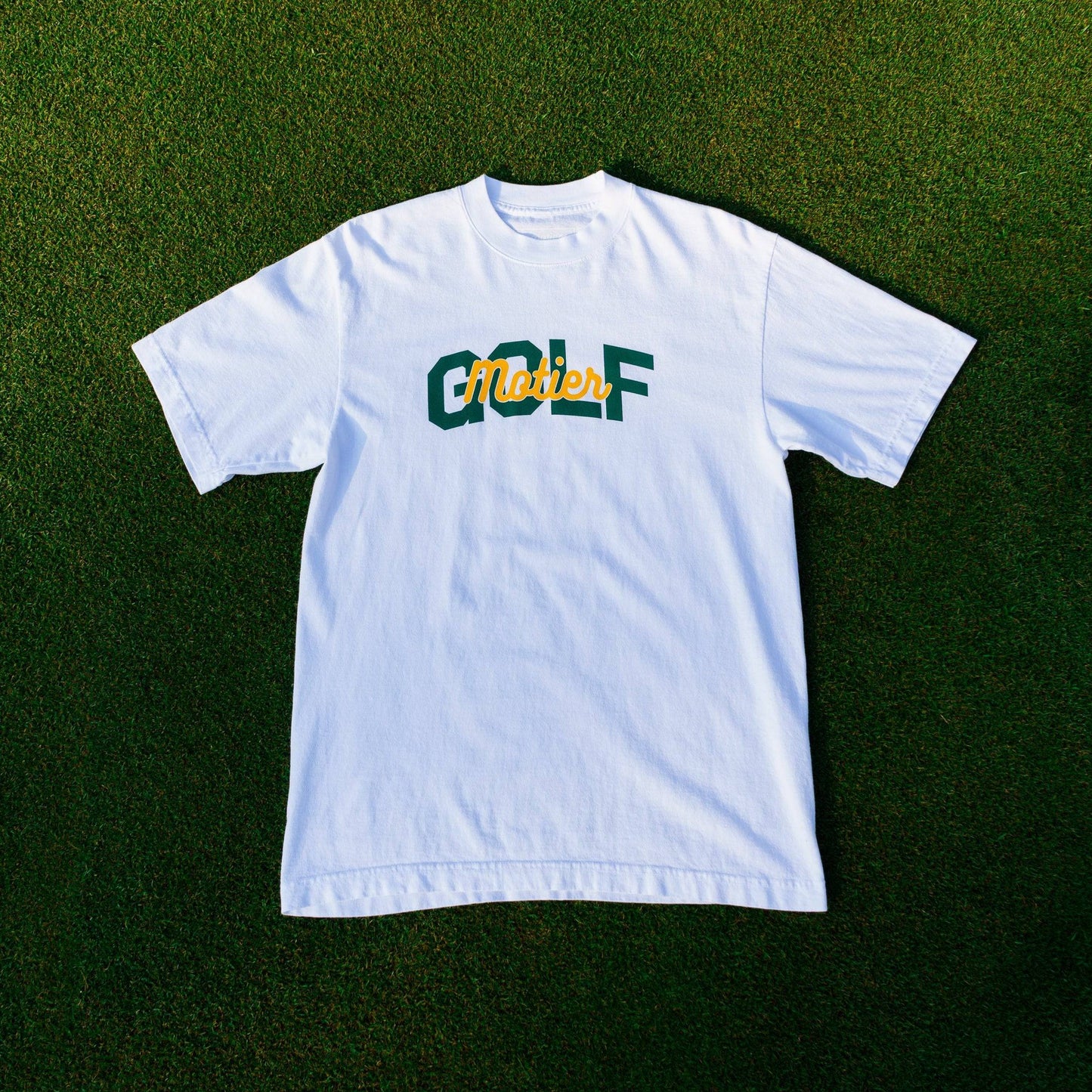 The Motier Golf Luxe Tee (White)