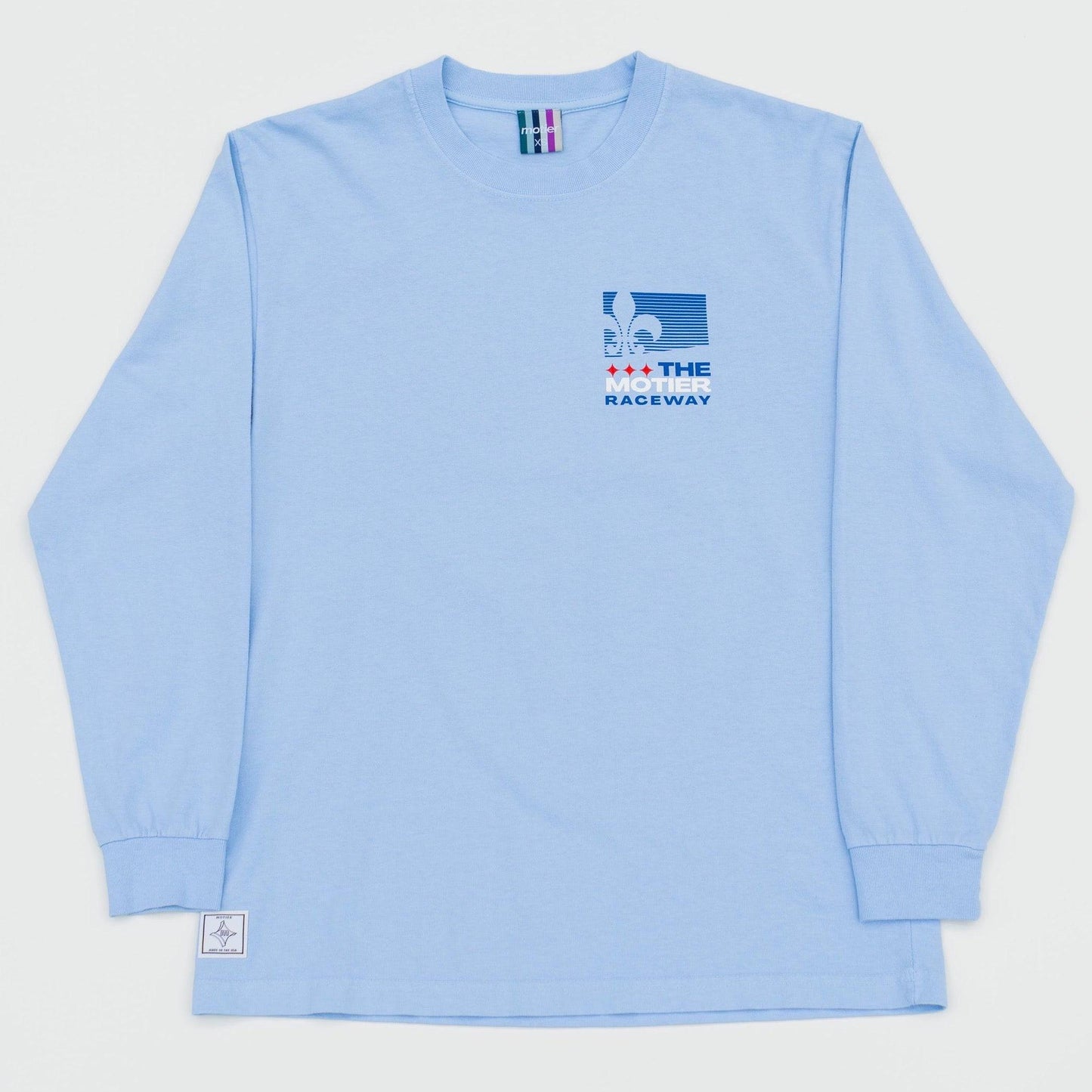 The Motier Raceway L/S Luxe Tee (Baby Blue)