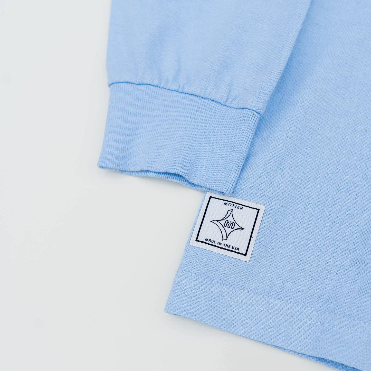 The Motier Raceway L/S Luxe Tee (Baby Blue)