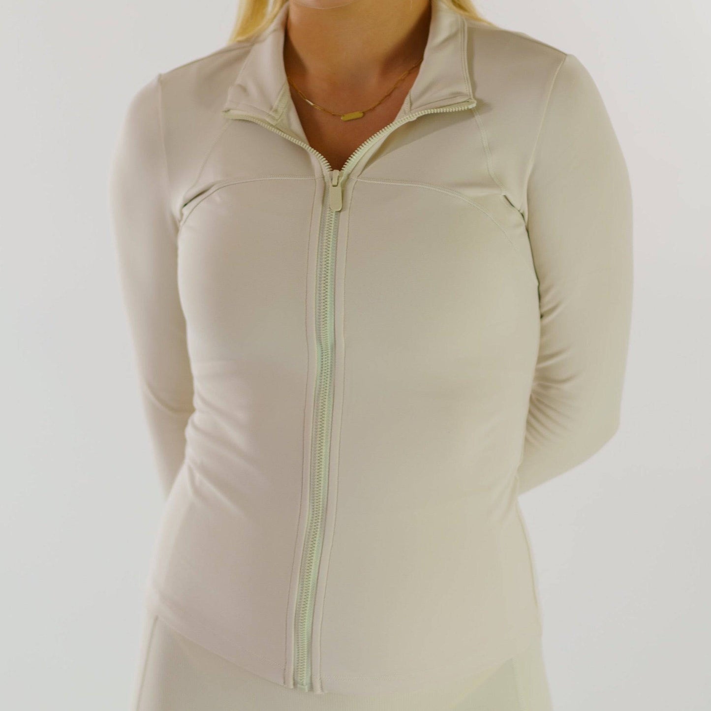 Nyx Active Full Zip Jacket (Ivory)
