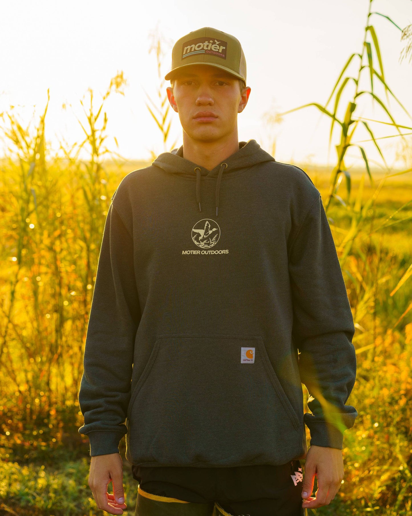 Motier Outdoors Carhartt Hoodie (Charcoal)