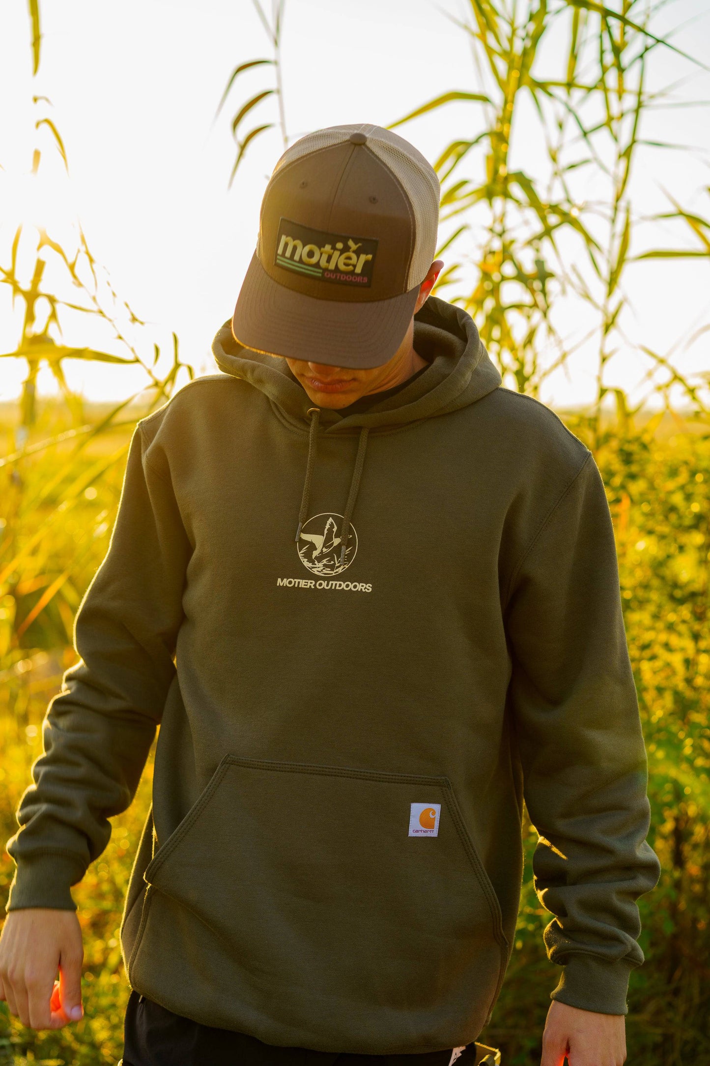 Motier Outdoors Carhartt Hoodie (Marsh Green)