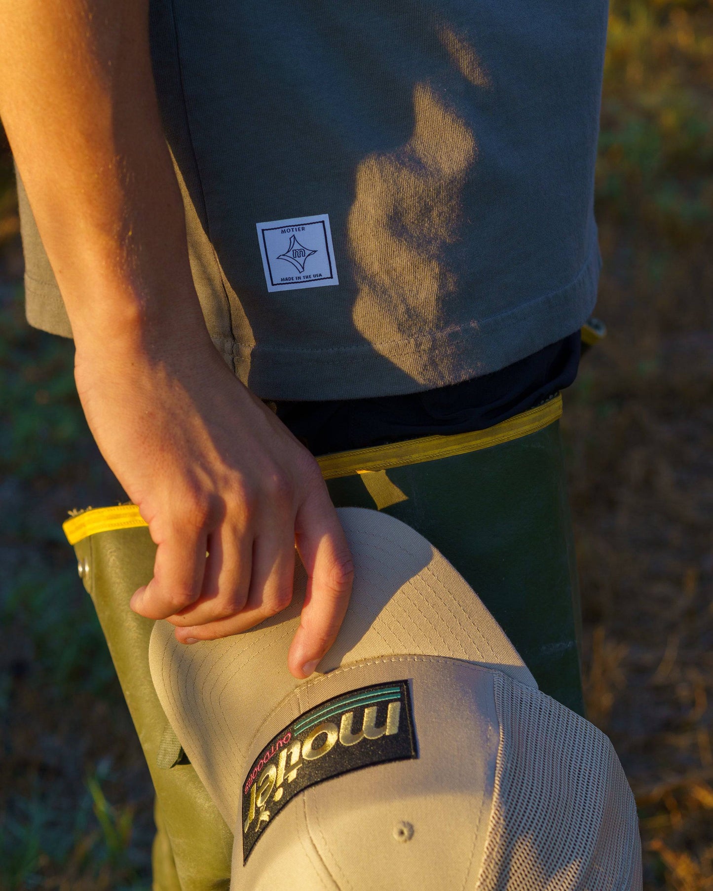 The Motier Outdoors Luxe Tee (Mulled Basil)