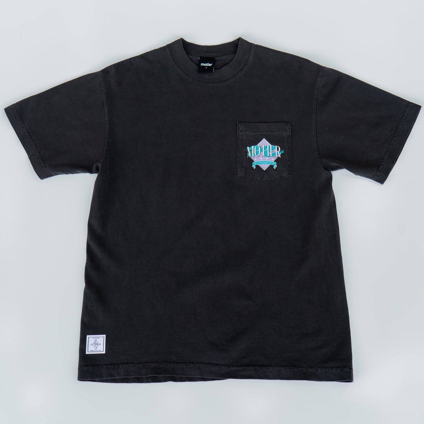 Retro-ology Luxe S/S Pocket Tee (Asphalt)