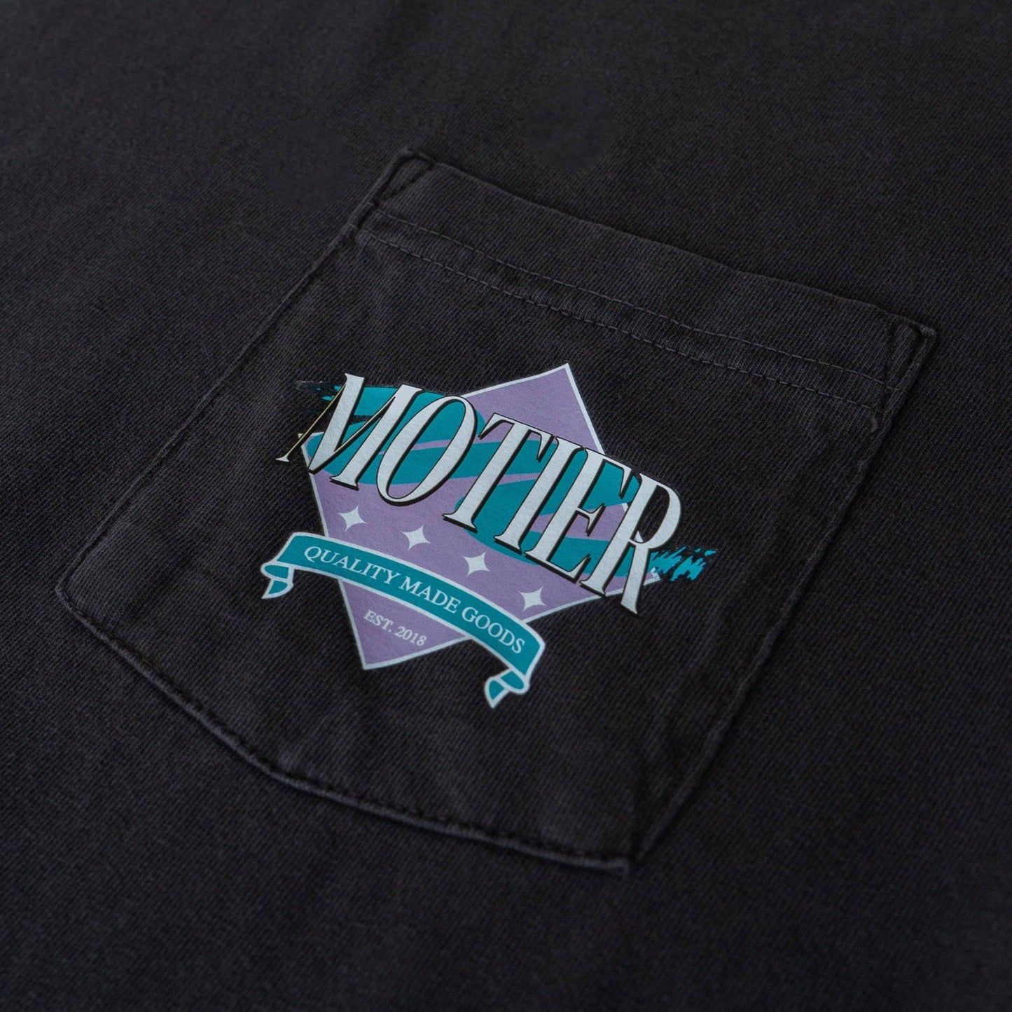 Retro-ology Luxe S/S Pocket Tee (Asphalt)