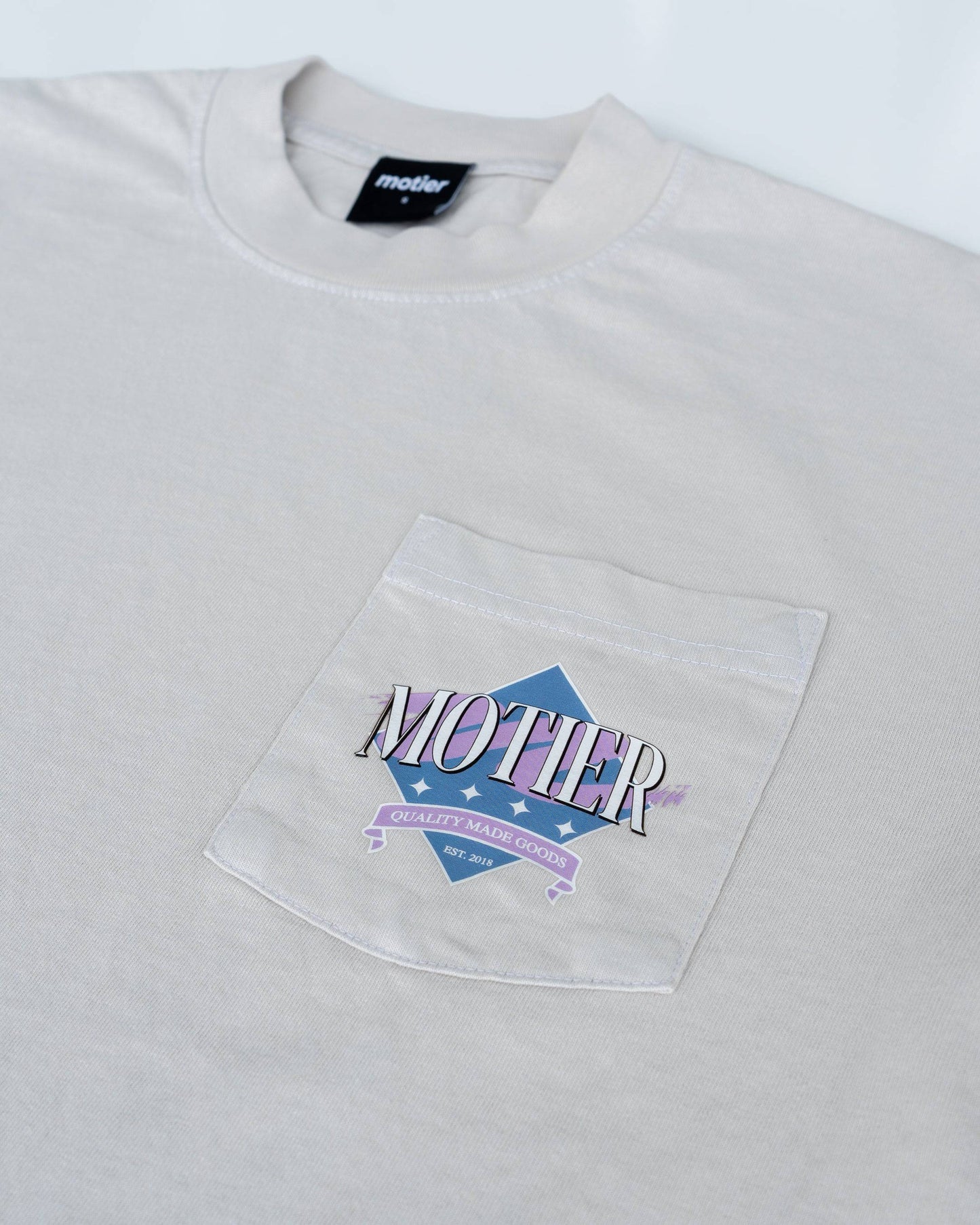 Retro-ology Luxe S/S Pocket Tee (Sand)