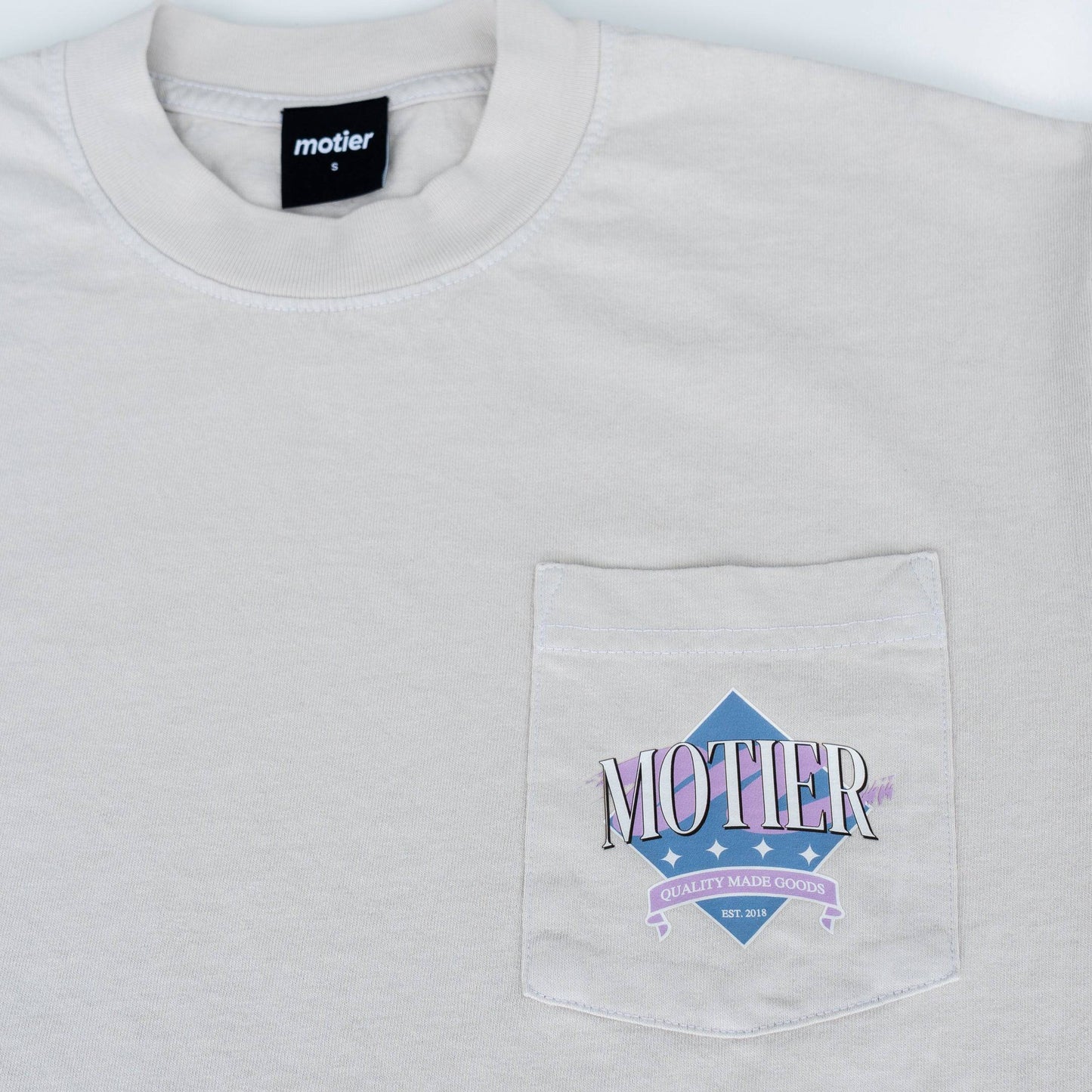 Retro-ology Luxe S/S Pocket Tee (Sand)