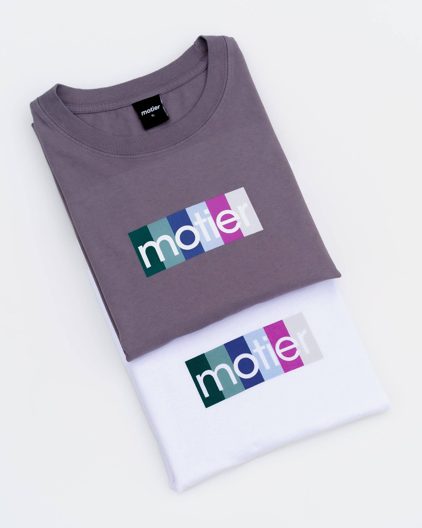 Motier Summer Palette Box Logo Luxe Tee (White)