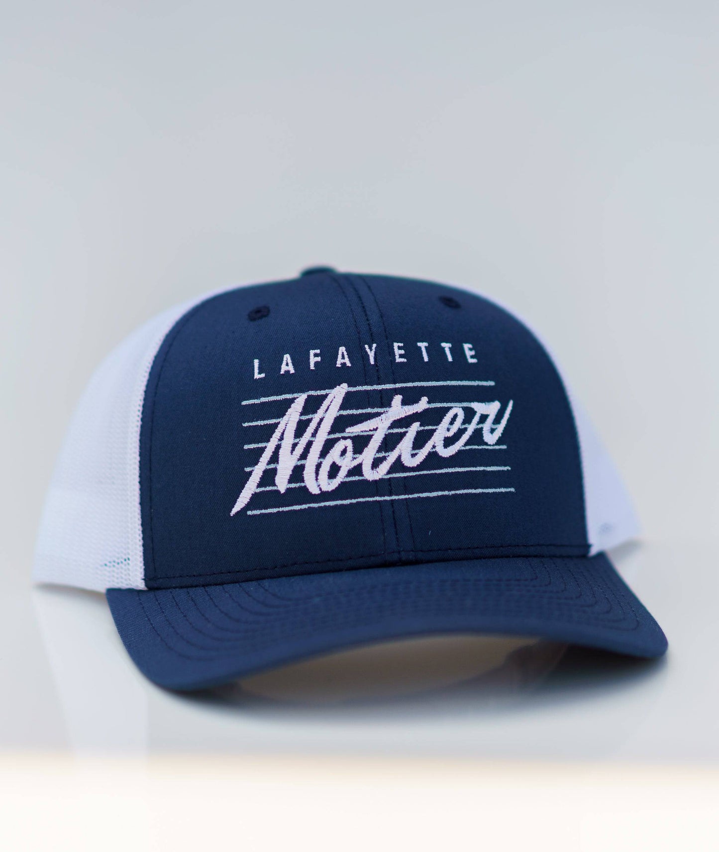 Retro Lafayette Meshback (Navy/White)