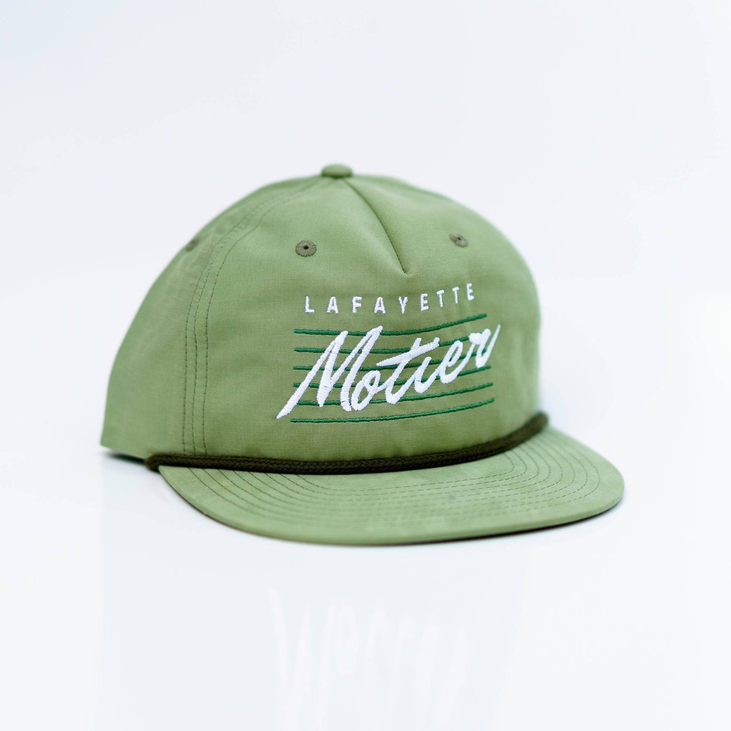 Retro Lafayette Roped Snapback (Sage/Dark Sage)