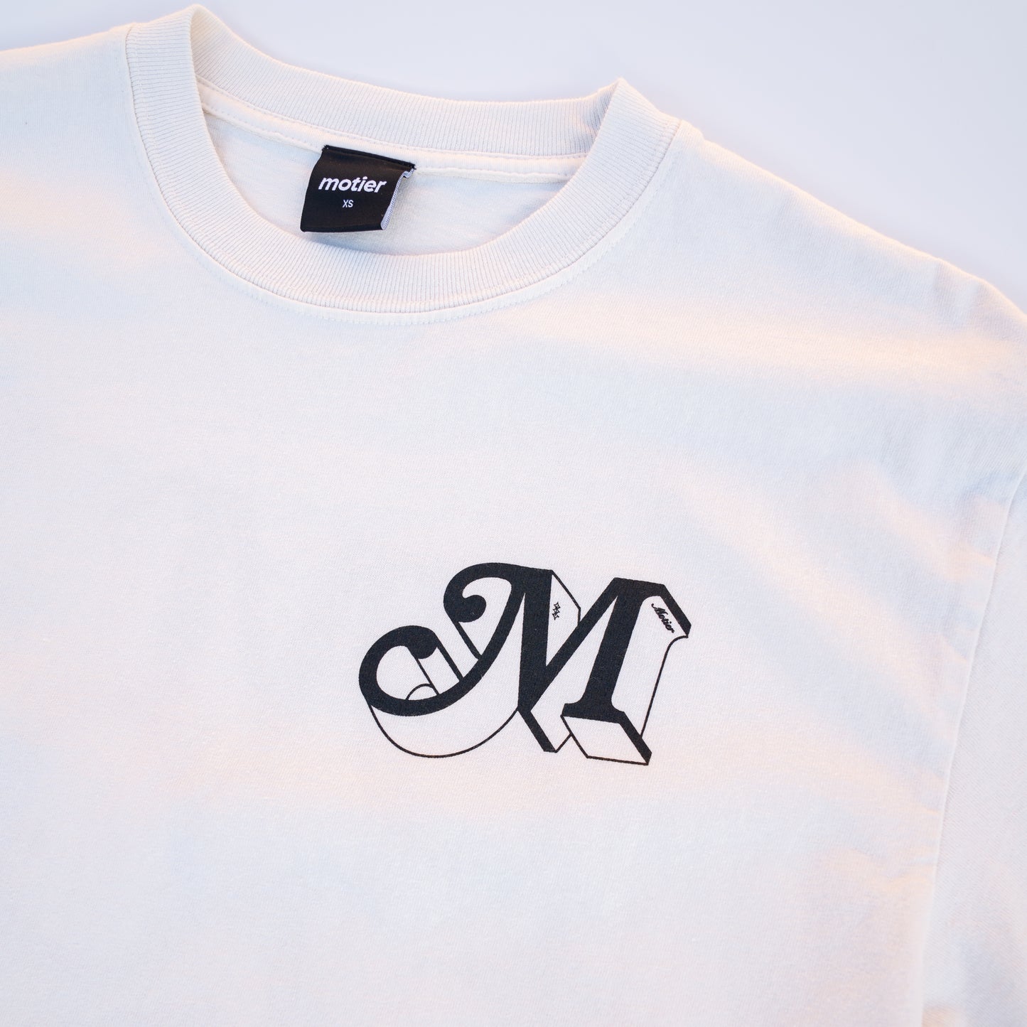 The Scramble Luxe Tee (Off-White)