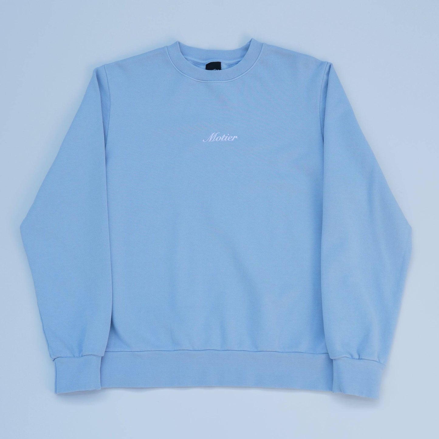 Motier Script Luxe Crewneck (Skyway)