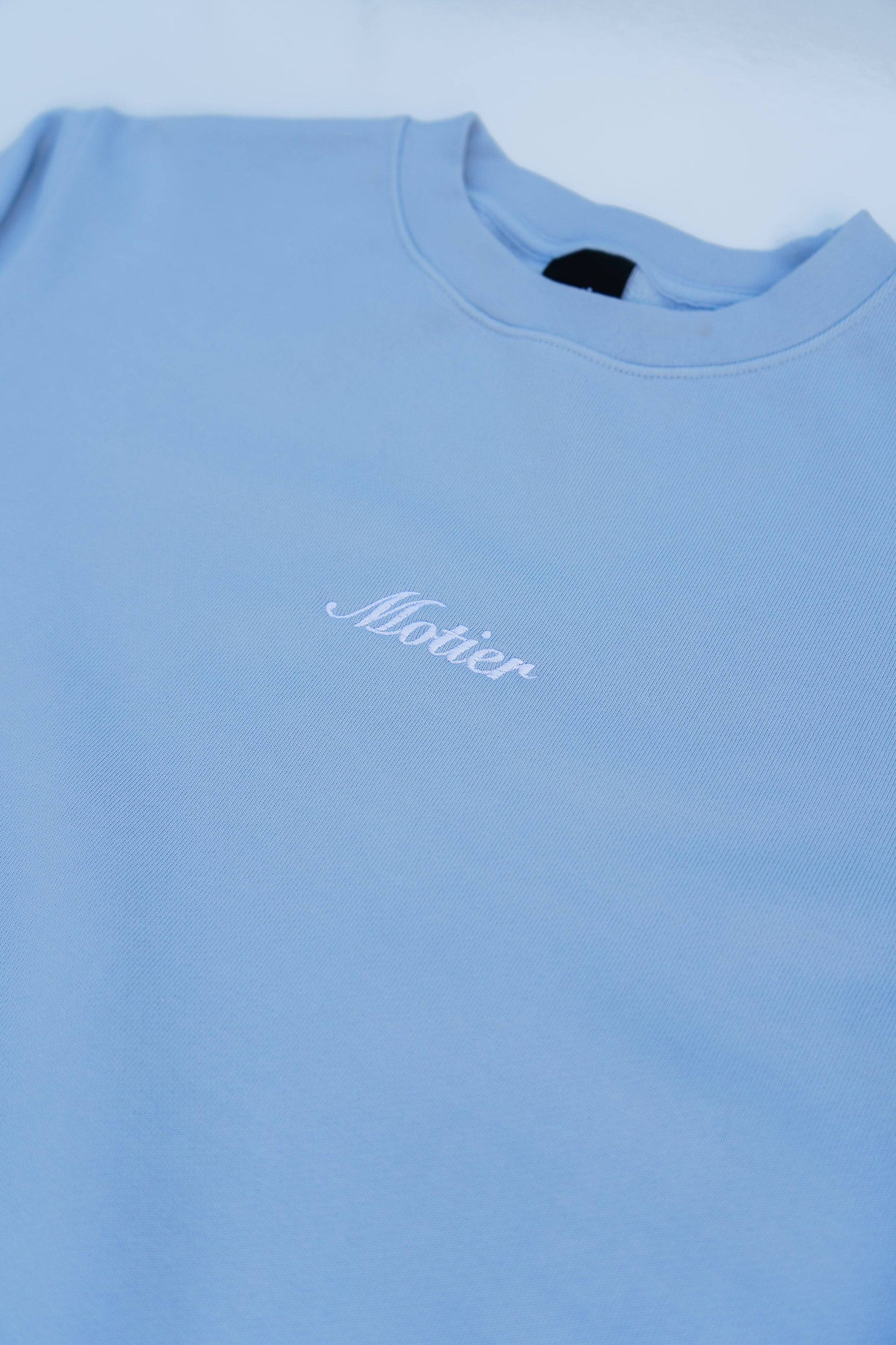 Motier Script Luxe Crewneck (Skyway)