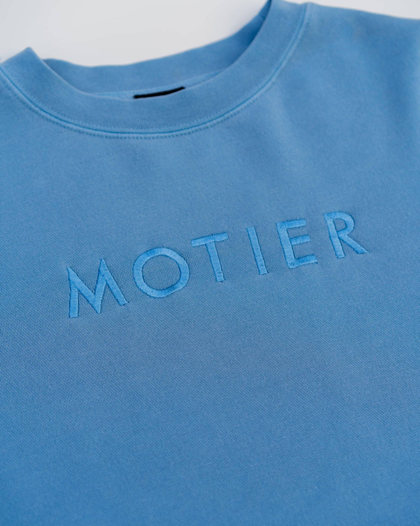 Spaced Logo Crewneck (Sky Blue)