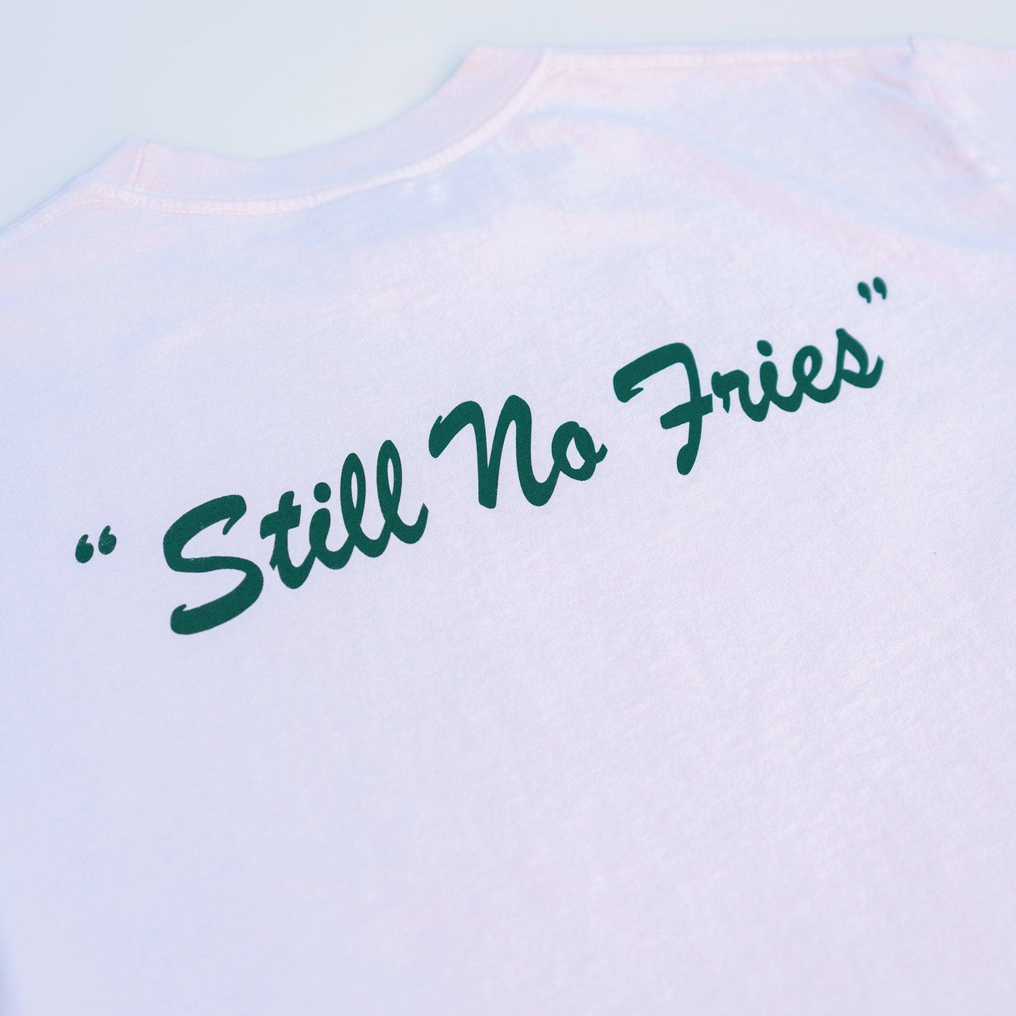 The Still No Fries Luxe Tee (Almond Milk)