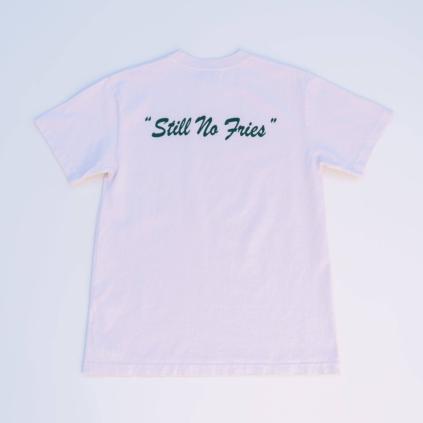 The Still No Fries Luxe Tee (Almond Milk)