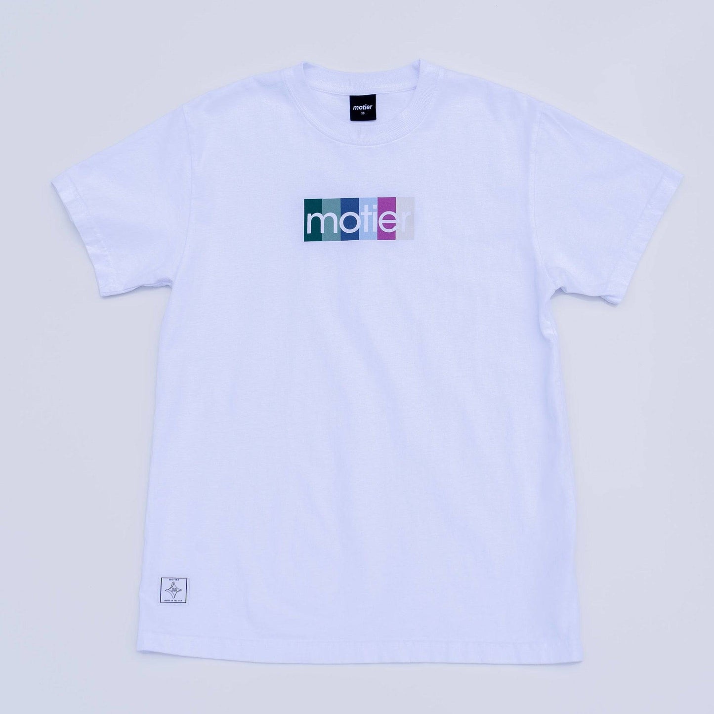 Motier Summer Palette Box Logo Luxe Tee (White)