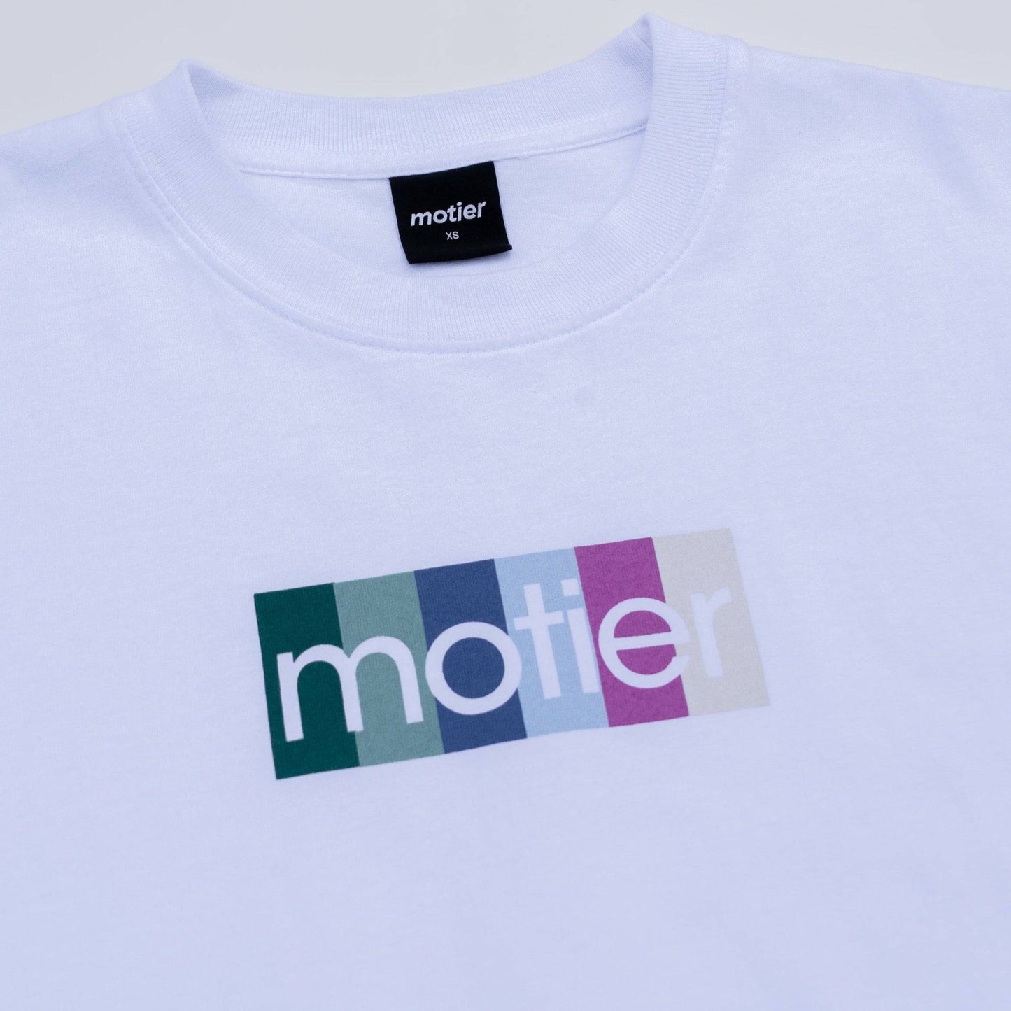 Motier Summer Palette Box Logo Luxe Tee (White)