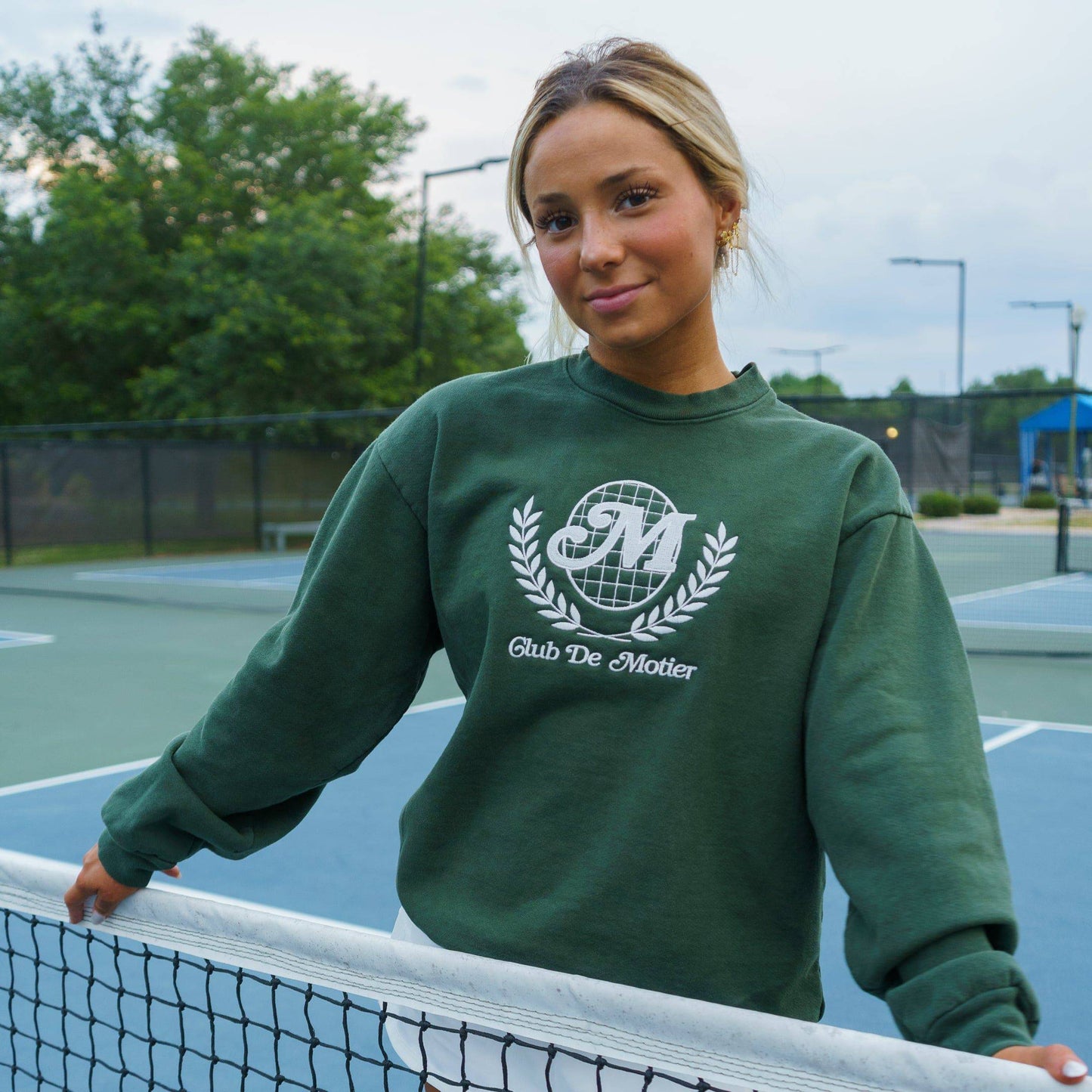 The Motier Tennis Crewneck (Ivy)