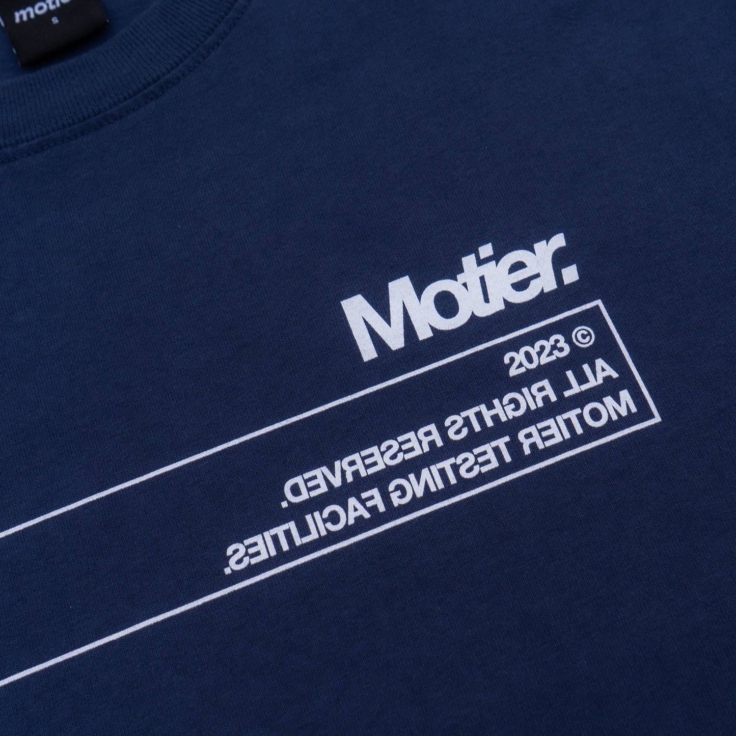 Motier Testing Facilities Luxe Tee (Navy)