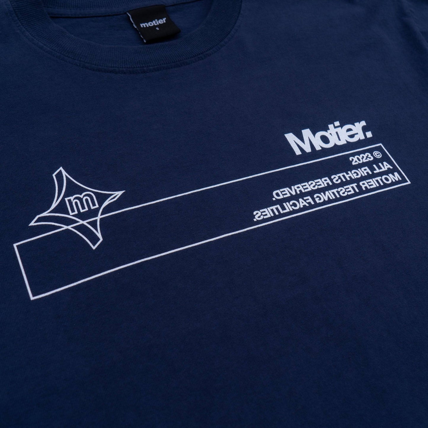 Motier Testing Facilities Luxe Tee (Navy)