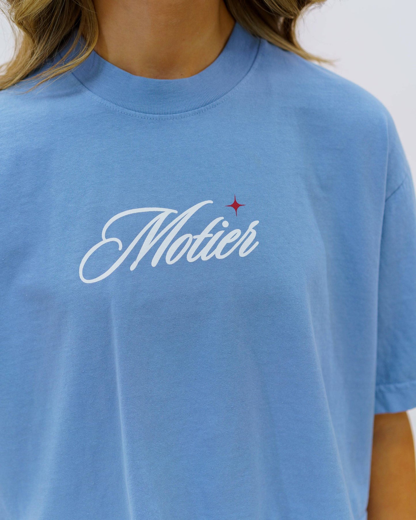 The Ultra Logo Luxe Crop (Slate Blue)