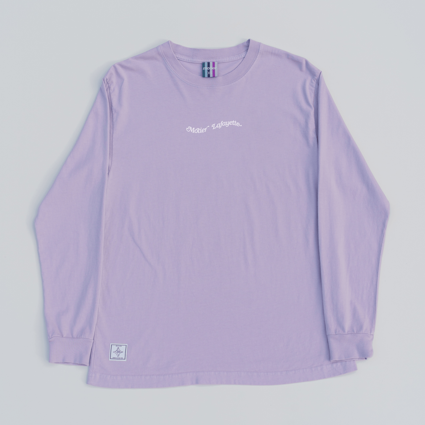 Motier Wavy Logo L/S Luxe Tee (Raindrops)