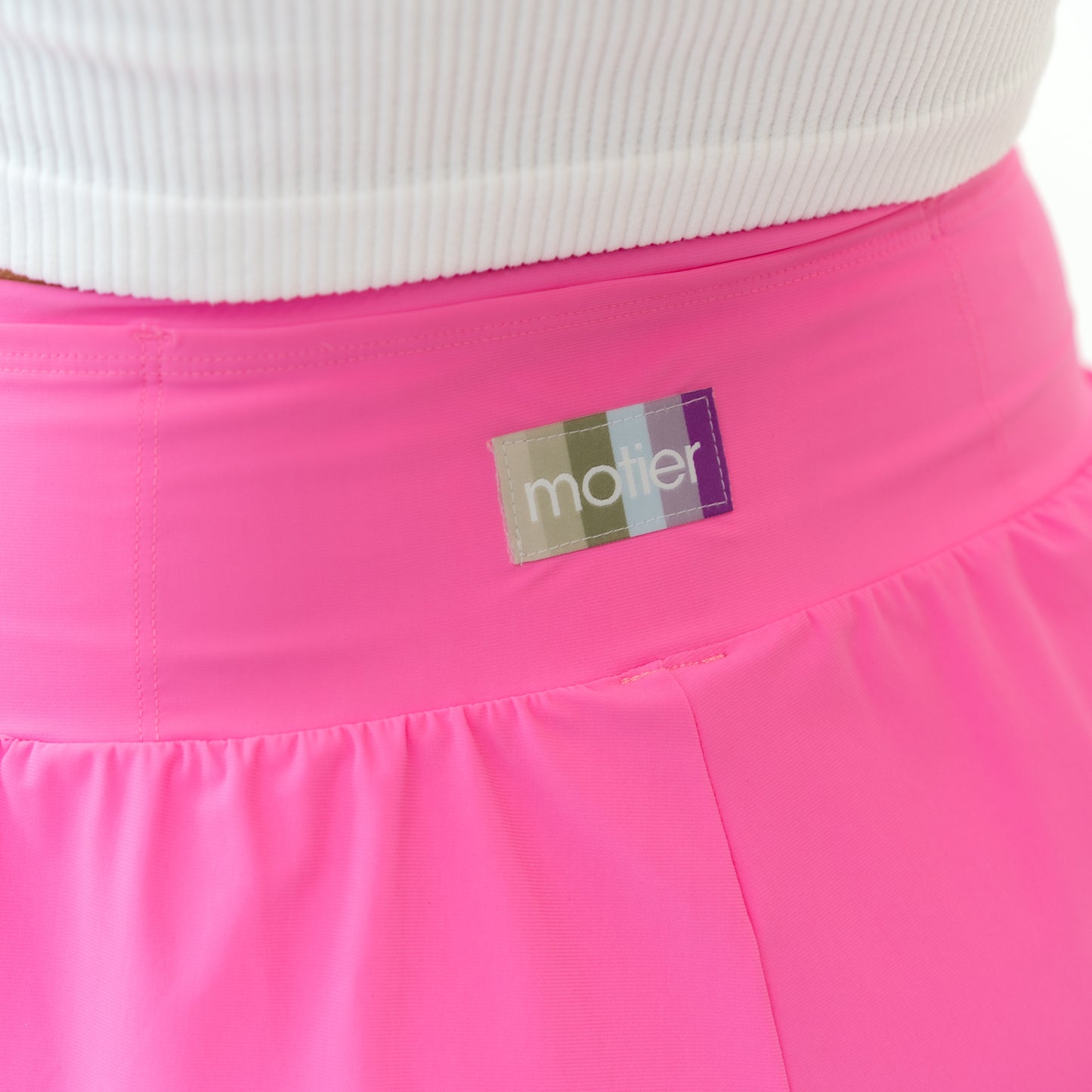 Nyx Mesh Active Shorts (Pink) - Motier Lafayette