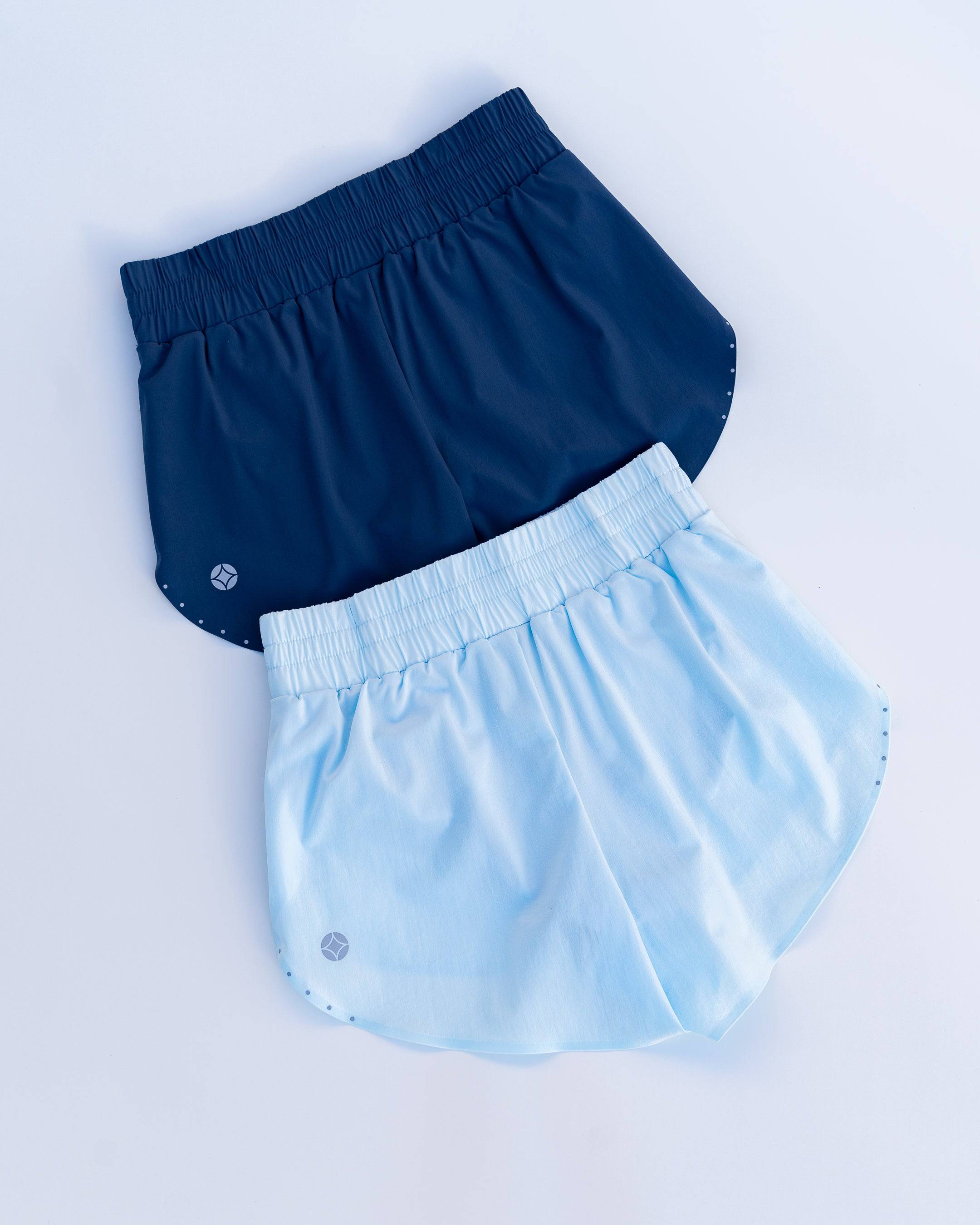 Motier Women's Elevate Shorts (Baby Blue) - Motier Lafayette