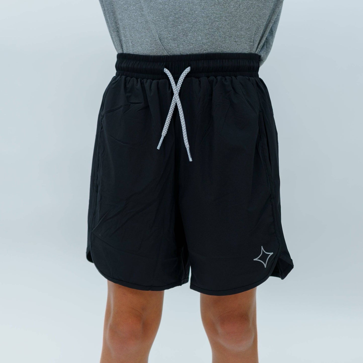 Youth Refined Active Shorts (Black)