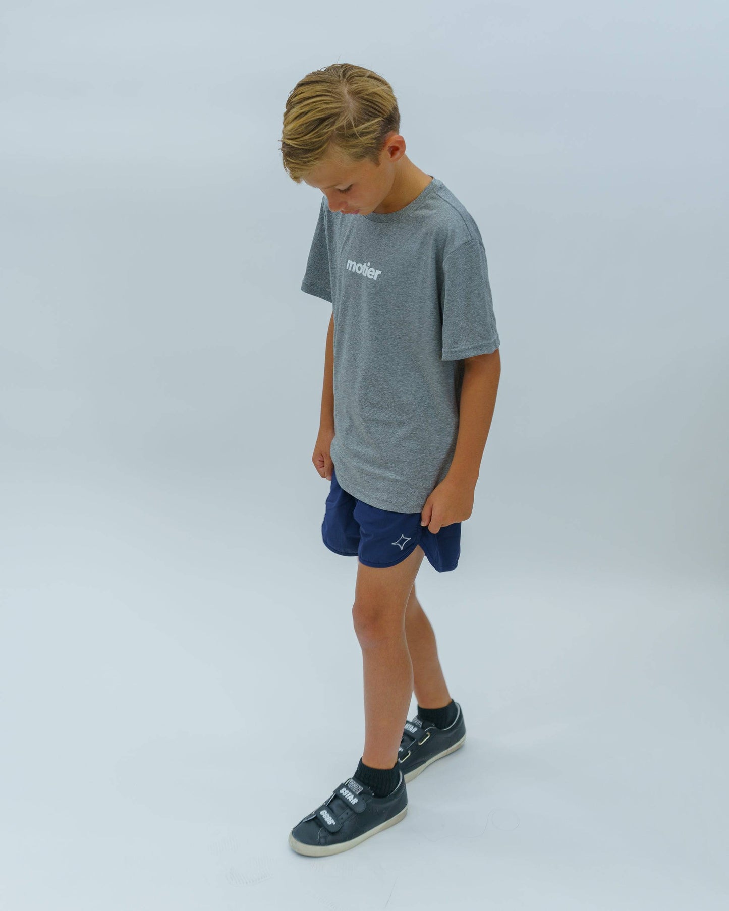 Youth Refined Active Shorts (Navy)