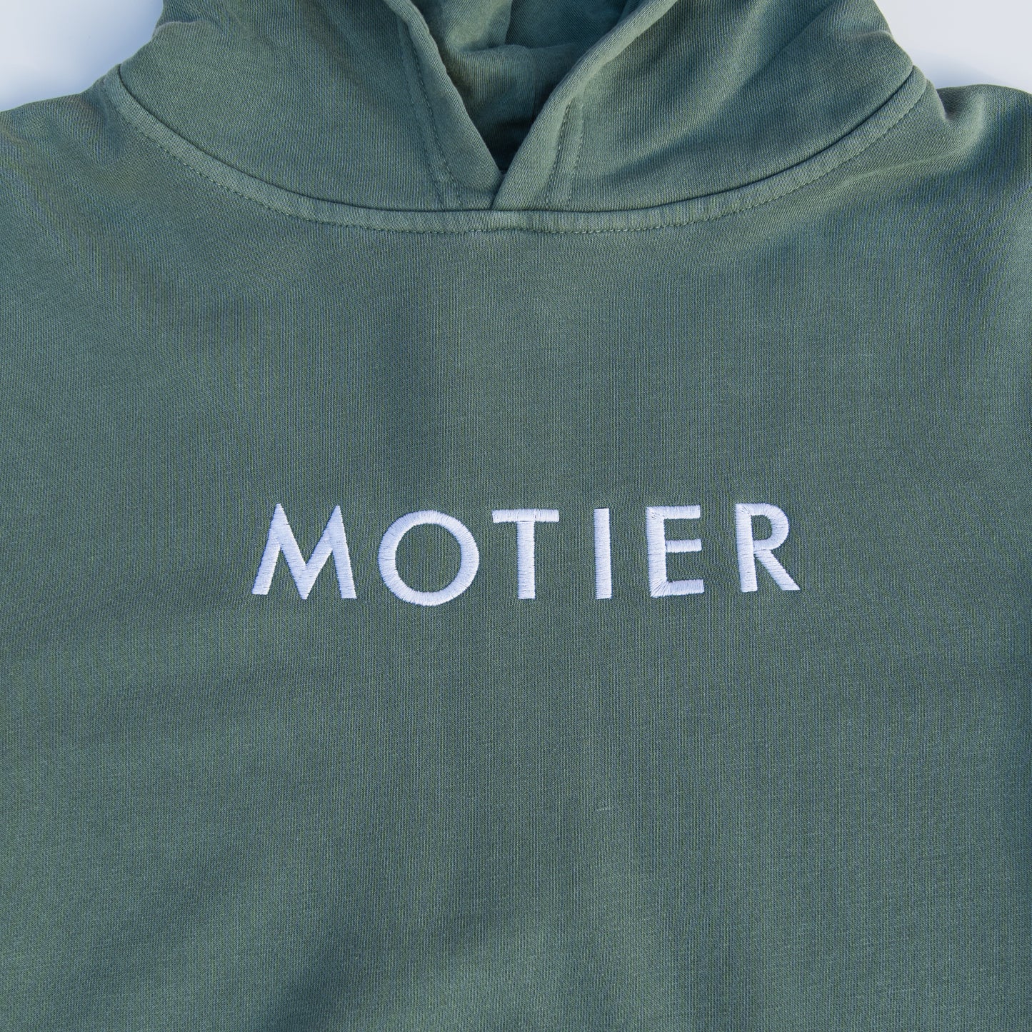 The Youth Spaced Logo Hoodie (Pine) - Motier Lafayette