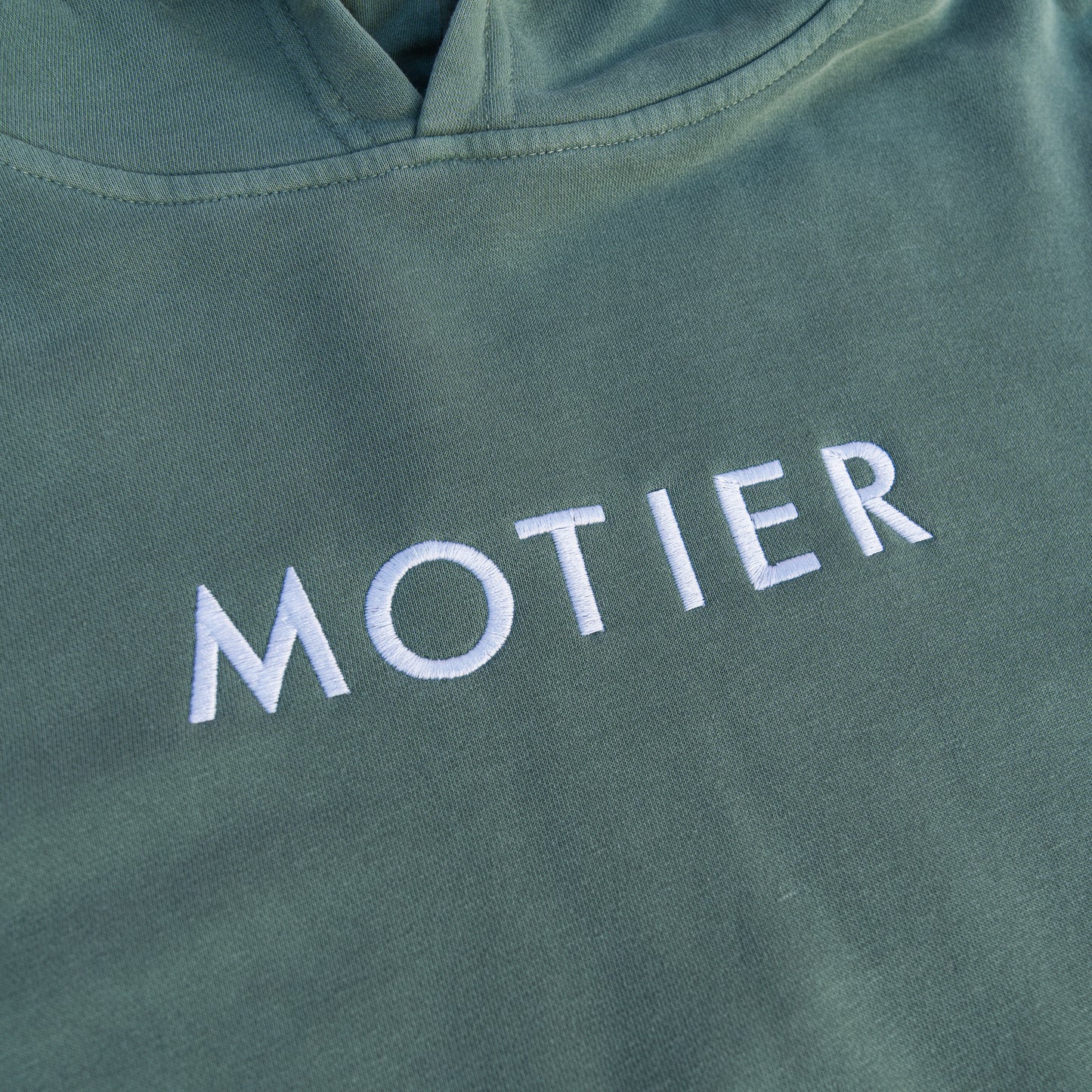 The Youth Spaced Logo Hoodie (Pine) - Motier Lafayette