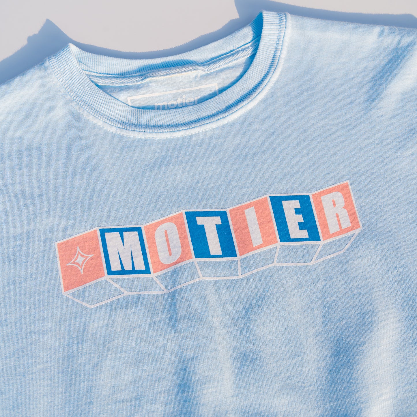 The Youth Tickets Tee (Chambray) - Motier Lafayette