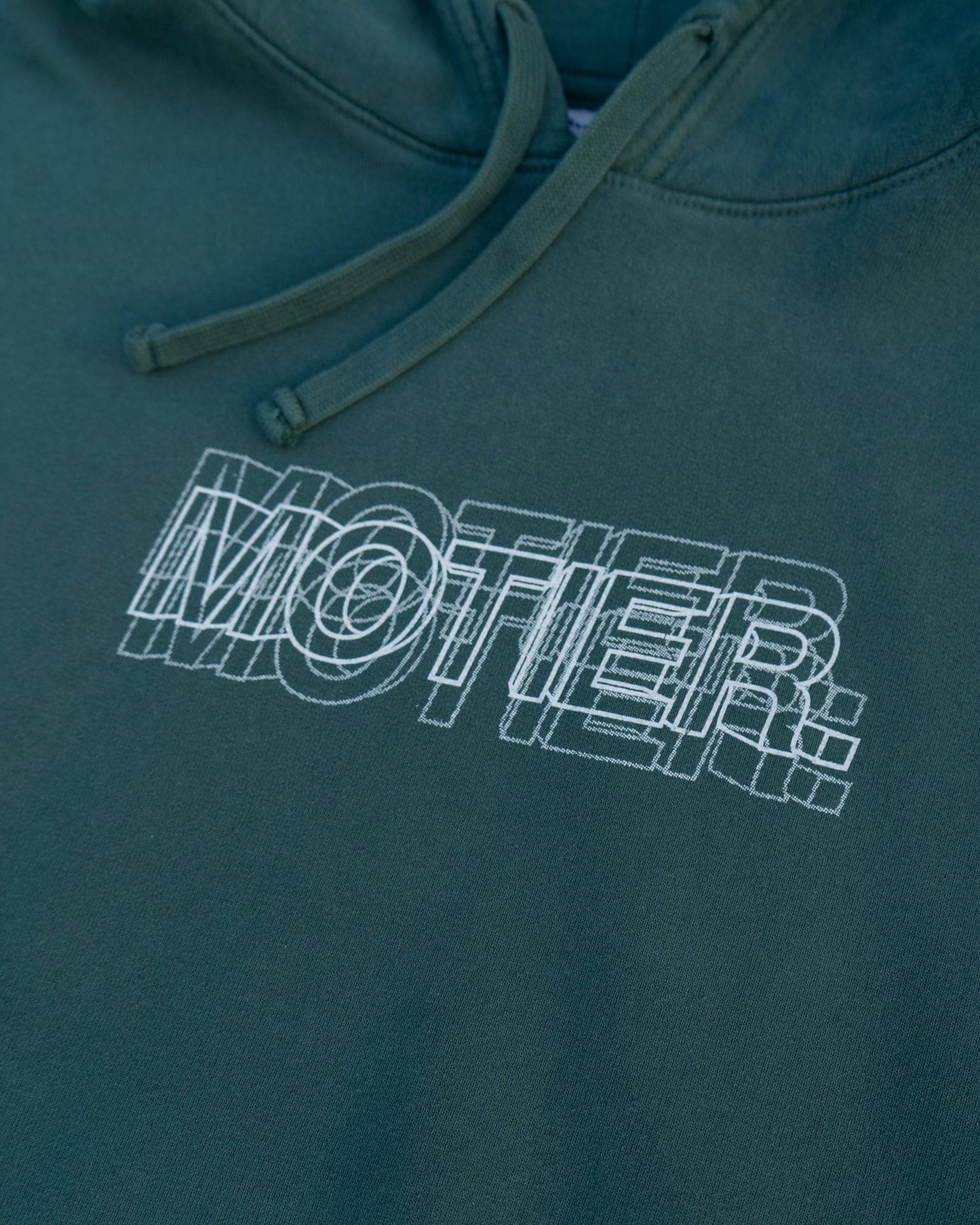3D Motier Pigment Dyed Hoodie (Atlantic Green)