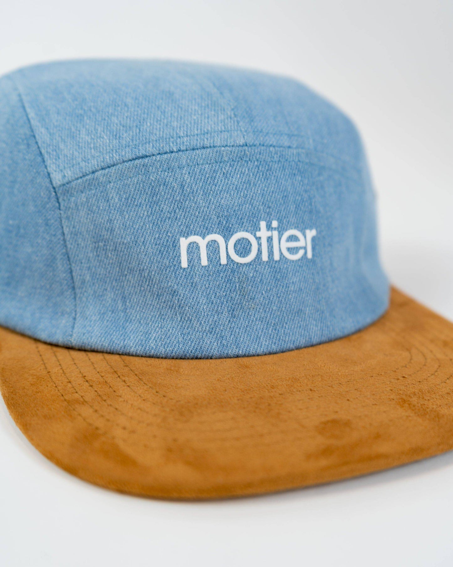 Two-Tone Nyx Logo 5-Panel (Denim/Suede)