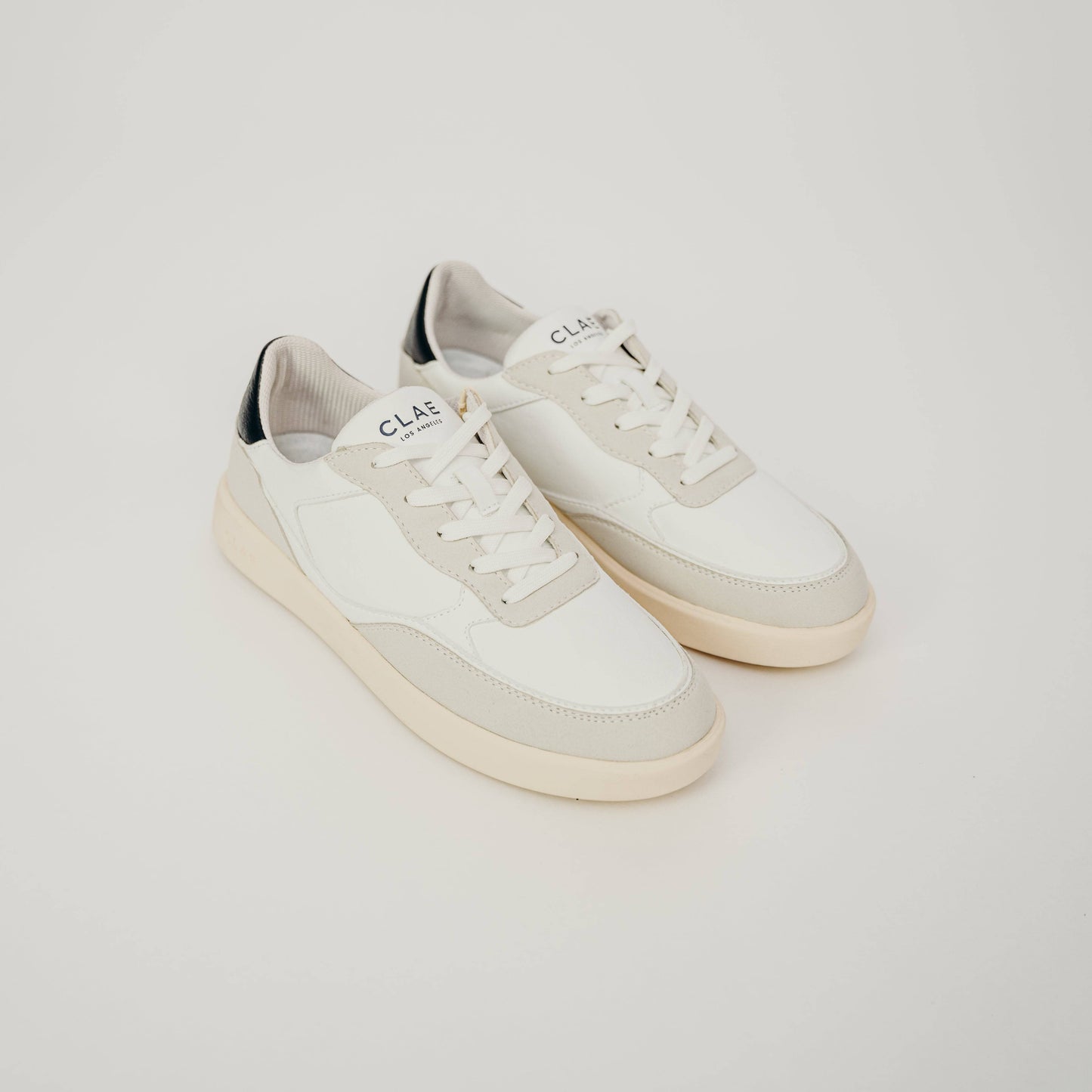 Clae Austin Vegan (White/Navy)