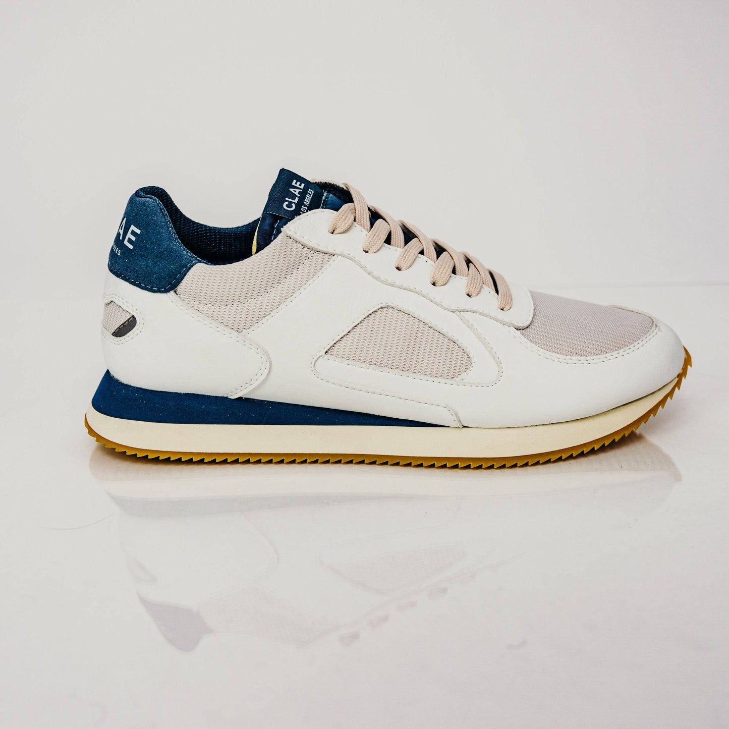 Clae Edson Vegan (White/Ocean) - Motier Lafayette