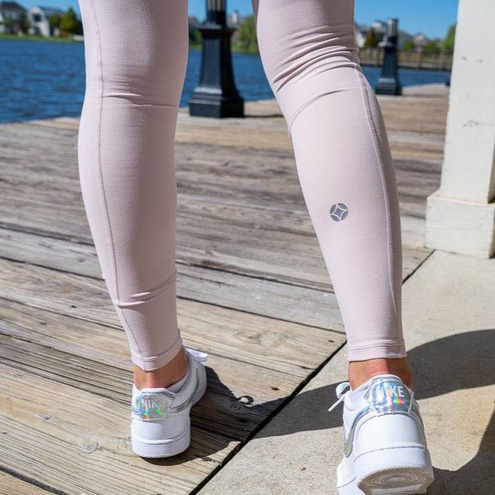 V-Band Highwaist Leggings (Light Pink)
