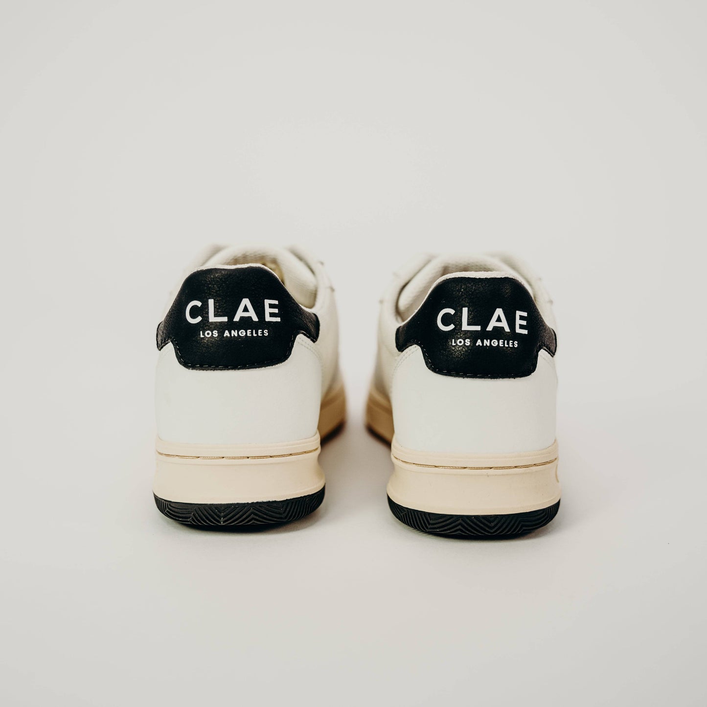 Clae Malone Lite Vegan (White/Black) - Motier Lafayette