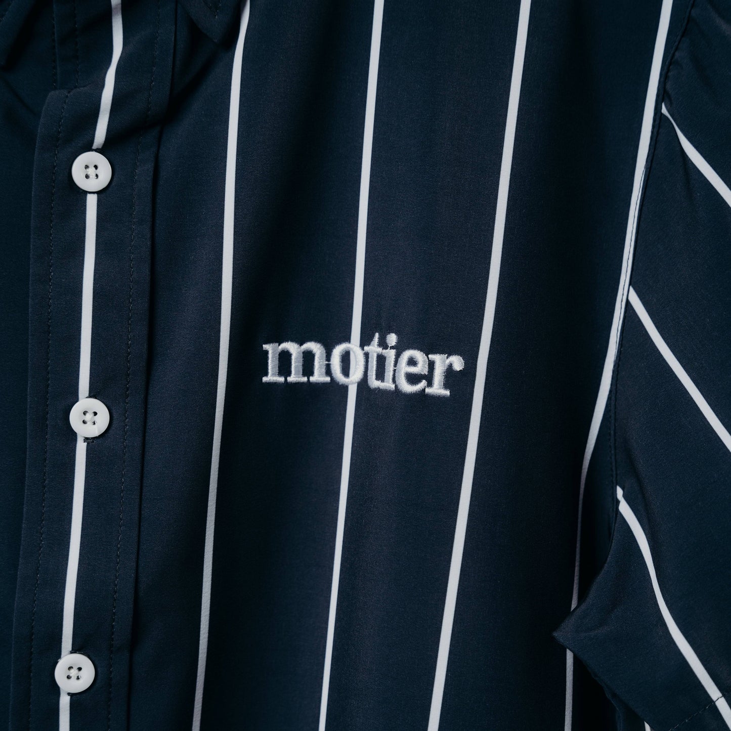 The Motier Pinstripe Button Down (Navy)