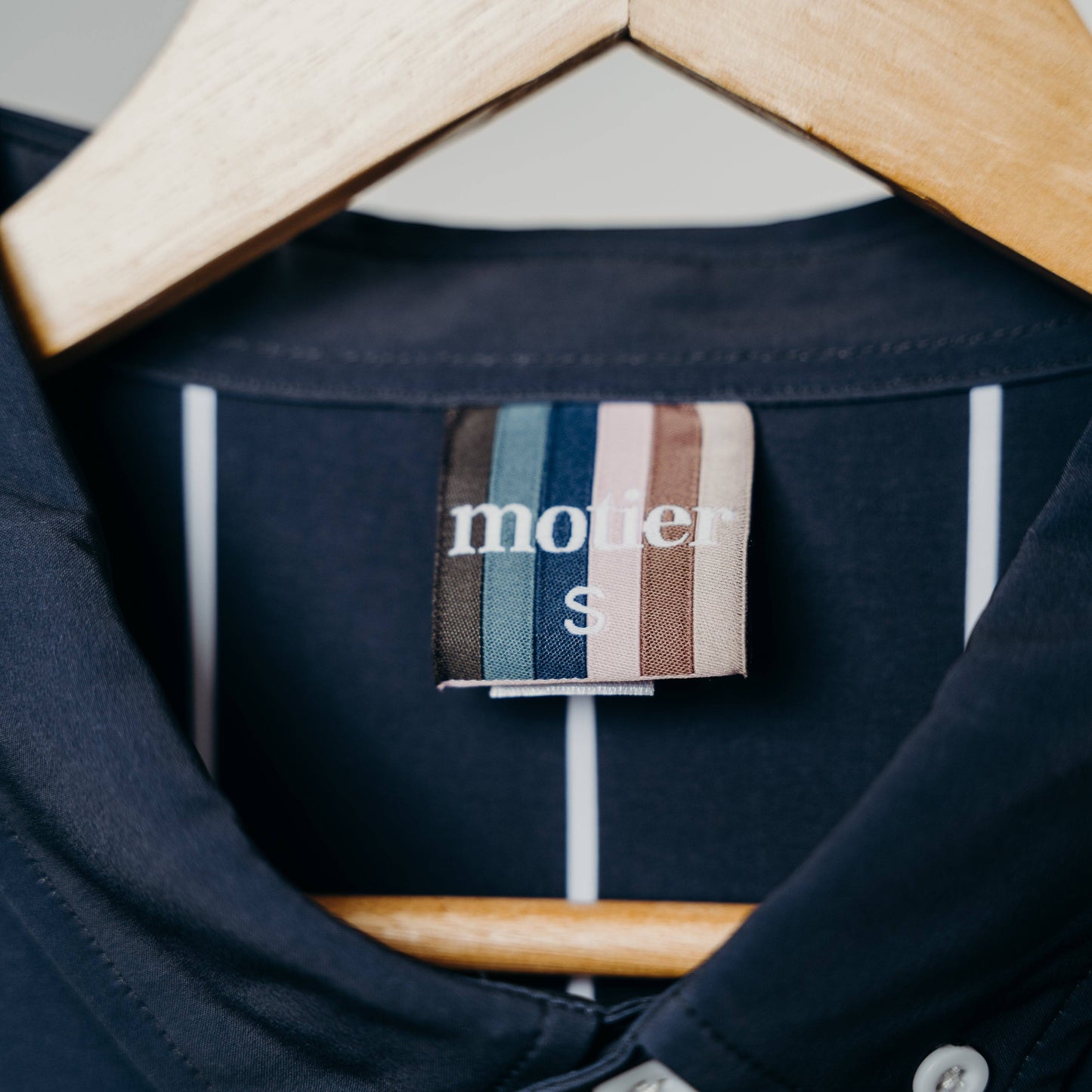 The Motier Pinstripe Button Down (Navy)