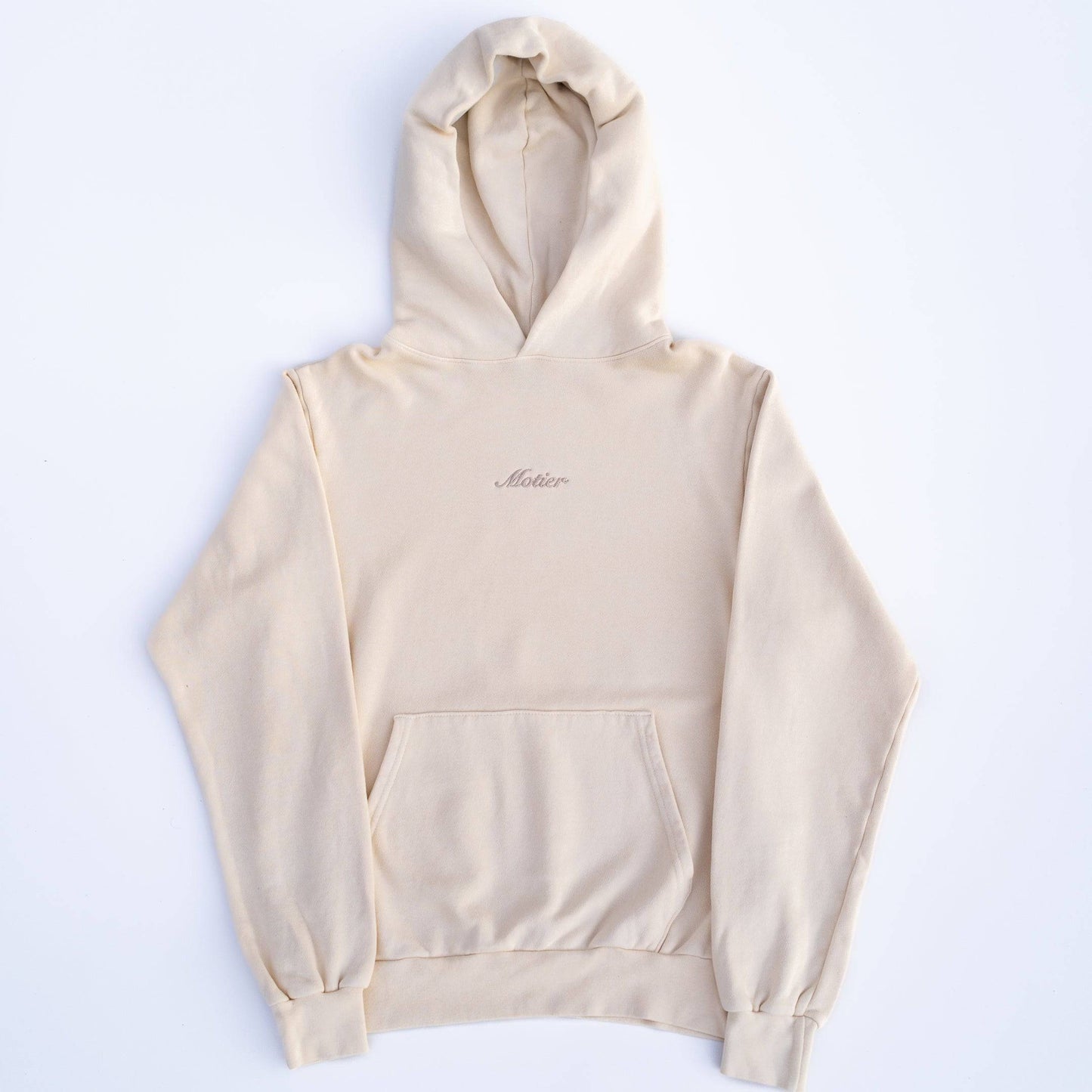 Script Luxe Premium Hoodie (Sand)