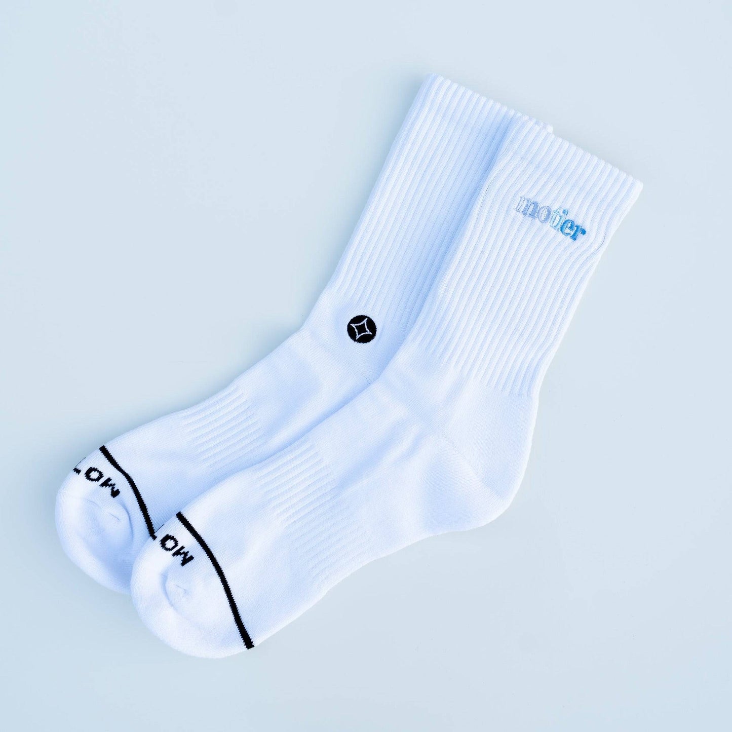 Alexandre Palette Crew Socks (White)