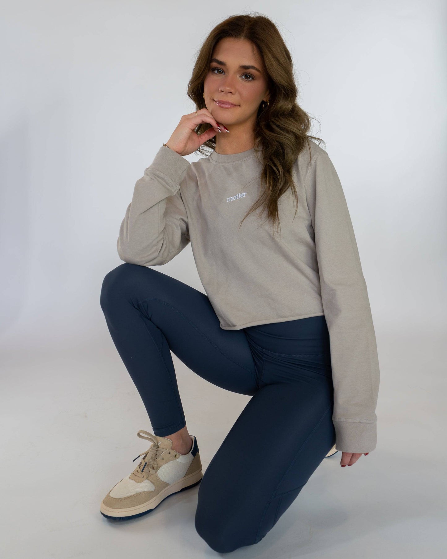 The Alexandre Luxe L/S Crop (Satellite)